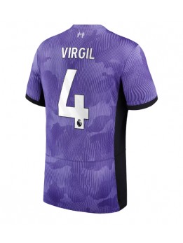 Liverpool Virgil van Dijk #4 Rezervni Dres 2023-24 Kratak Rukavima